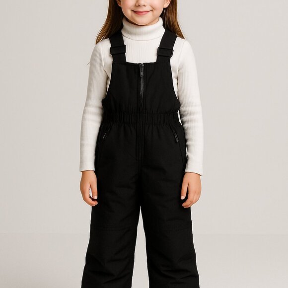 βοΈ NEW Girlsβ Ski & Snow Bib Overalls β Amazon Essentials β NWT β Youth Sizes! β - Picture 1 of 6